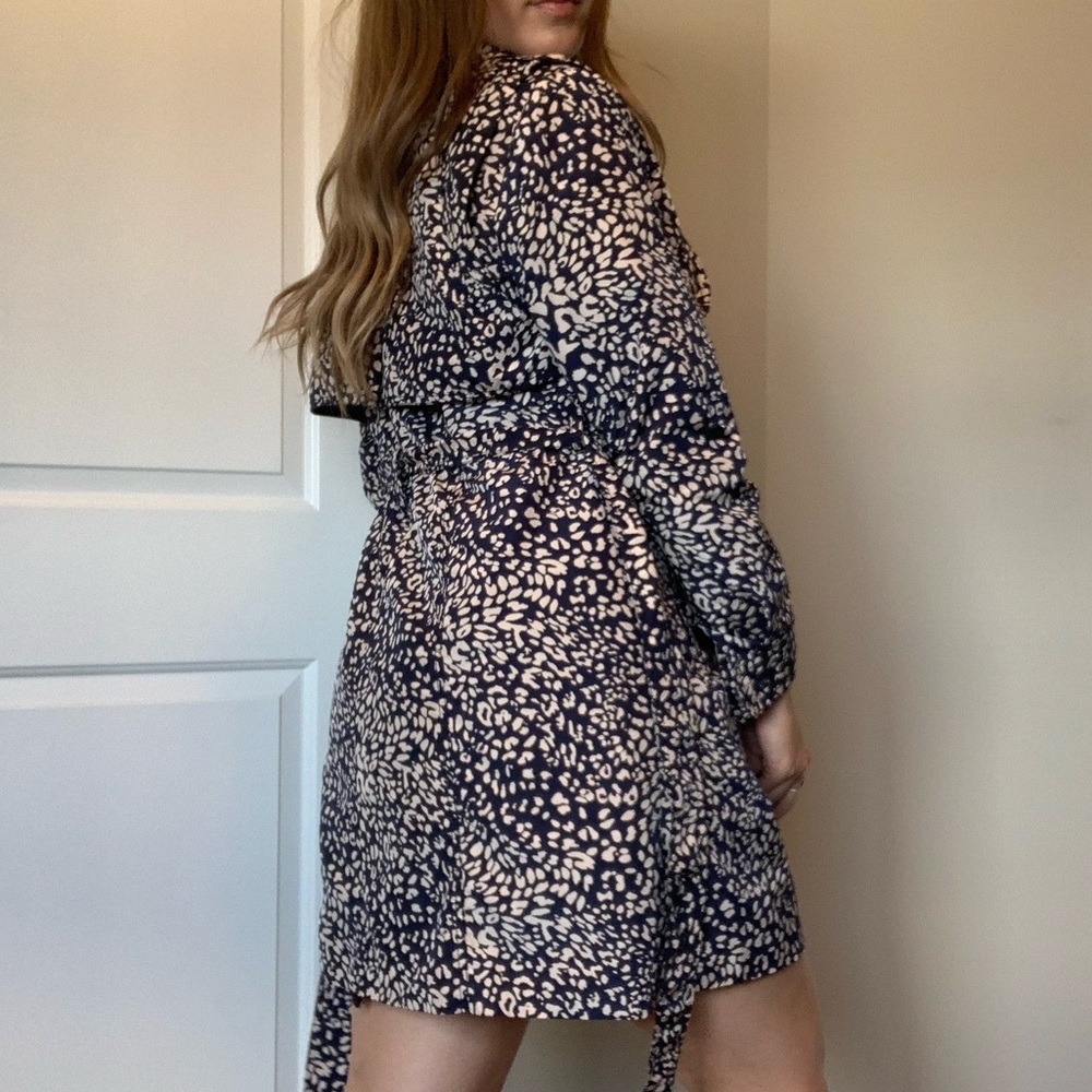 Animal Print Trench Coat - Picture 4 of 13
